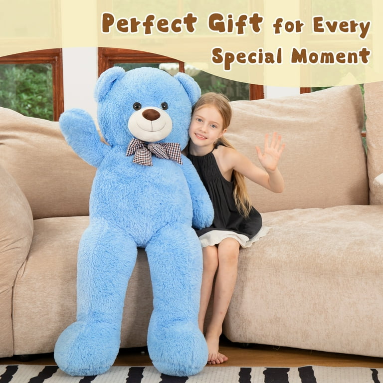 Free Shipping! MorisMos Giant Teddy Bear 4ft 47 Inch Stuffed