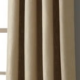 thumbnail image 3 of Lanco Anwen Light Filtering Grommet Single Curtain Panel, Tan, 2" Header Size, Light Filtering, 54 x 84", 100% Polyester, 3 of 4