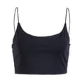 thumbnail image 1 of SUNSIOM Women Sling Top Solid Color Crop Low Chest Sexy Bodycon Top Clothes, 1 of 8