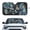 Colorful Butterfly and Turtle Pattern, variant on HUIACONG Spider Web Sunshade Sun Shade for Car Windshield for Front Window Sedan Keep Car Interior Cool Blocks UV Rays Foldable Sunshade Car Windshield Sun Shade