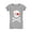 Gray, variant on Tstars Girls Valentine's Day Shirts - Kids' Love Pirate Skull and Heart Design - Ideal Valentine's Gift - Fitted Graphic T-Shirt for Celebrations, Casual Wear