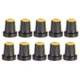 thumbnail image 1 of 10 Pcs Perilla de 6mm para Pedal de Efecto de Altavoz, Perilla de Potenciómetro Amarilla, 1 of 3