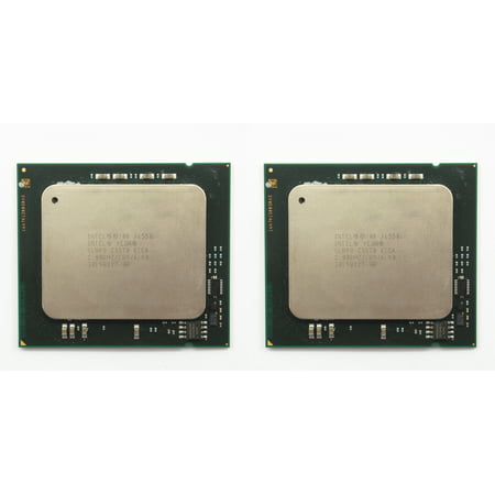 Pair of Intel Xeon X6550 2.0GHz SLBRB 18MB LGA1567 8-Core Server CPU Processor (Best Server Processor 2019)