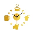 thumbnail image 1 of Frameless DIY Wall Mute Clock 3D Mirror Surface Sticker Home Office Decor, 1 of 4