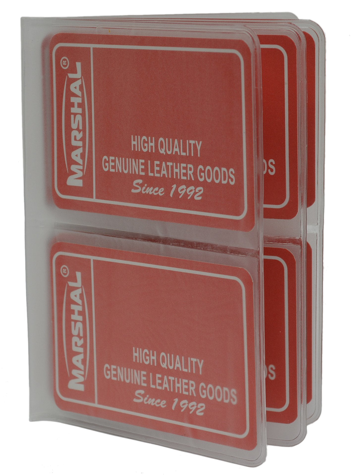 Set Of 2 Heavy Duty Vinyl 6 Pages Hipster Wallet Inserts For Mens Wallets MADE IN USA - Foto 3