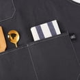 thumbnail image 2 of Gray Apron for Men and Women - With Pockets, 2 of 2