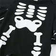 thumbnail image 3 of ATAIKU My First Halloween Bat Bodysuit Baby Girls Boys Skeleton Jumpsuit Newborn Onesies Hat Set, 3 of 12