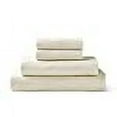 thumbnail image 3 of Brielle Home Flannel Sheet Set Cotton Soft Warm & Cozy Modern Chic with Elastic Deep Pockets, Twin, Cream, 3 of 4