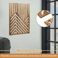 thumbnail image 2 of Keyohome 3Pcs Wood Wall Art Wood Wall Sculpture Decor Openwork Wood Wall Ornament Easy to Hang Timber Wall Artwork Easy to Install Handcrafted Wood Wall Art Suitable for Home, 2 of 10