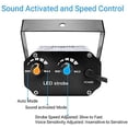 thumbnail image 5 of JLPOW Super Bright White 36 LED Strobe Light Sound Activated Mini DJ, 5 of 5