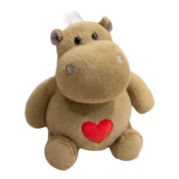 Adorable Peluche De Hipopótamo, Juguete Suave Y Mullido, Perfecto Para Niños Y Niñas, Diseño Adorable, Ideal Para El Dormitorio