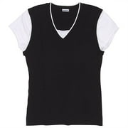 No Boundaries - Juniors' Plus Vest 2-Fer Top