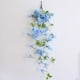 thumbnail image 1 of Simulated Jasmine False Flower Decoration Chlorophytum Comosum False Plastic Flower Hanging Basket On The Wall Of The Living Room, 1 of 2