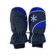 thumbnail image 1 of Yuarrent 3 pares de manoplas para niños, impermeables, Unisex, para clima frío, equipo deportivo, accesorios de esquí portátiles para actividades al Suministros térmicos Negro Yuarrent HA059231-06B, 1 of 5