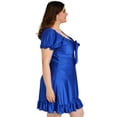 thumbnail image 2 of Vestido campesino Roman Fashion / Tallas extras, 4270 (Azul Rey) azul 42 Roman Fashion V-GR-4270-REY, 2 of 6