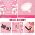 thumbnail image 3 of 3 in 1 Toddlers Leash + Anti Lost Wrist Link Child Kids Safety Harness Kids Walking Wristband Assistant for Girl Pink Christmas Gift, 3 of 7