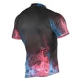 thumbnail image 2 of joogoo Red Blue Flames Pattern Men's Cycling Jerseys Mountain Bike Short Sleeve Tops 2XL, 2 of 7