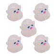thumbnail image 2 of sunsanly 5Pcs Mini Resin Halloween Ghost Figurines Cute Glow in The Dark Ghost Garden Decor for Home Party Festival Halloween Decoration, 2 of 8