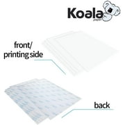 Koala Inkjet Printable Heat Transfer Vinyl Paper, Dark Transfer Paper for Dark or Light Color Cotton T-Shirt 10 Sheets