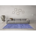thumbnail image 3 of Ahgly Company Indoor Rectangle Oriental Blue Modern Area Rugs, 6' x 9', 3 of 4
