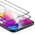 thumbnail image 1 of 2pack Samsung Galaxy A70 Full Coverage Screen Protector Tempered Glass, 1 of 5