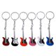 thumbnail image 2 of Mini llavero de guitarra eléctrica clásica de metal, llavero de coche, llavero de guitarra, instrumento musical, colgante para hombre y mujer, 6 colores, 2 of 4