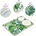thumbnail image 3 of Tropical Palm Leaves Dish Drying Mat for Kitchen Counter Green Monstera Leaf Absorbent Microfiber Drying Pad, Medium 16x18 in, Reversible Drainer Mats, 3 of 6