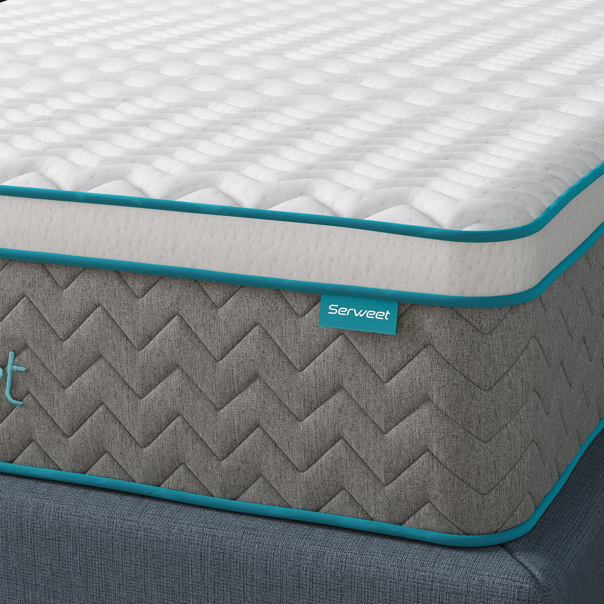 Full Size Mattress, Serweet 8 inch Memory Foam Hybrid Mattress Full, 5
