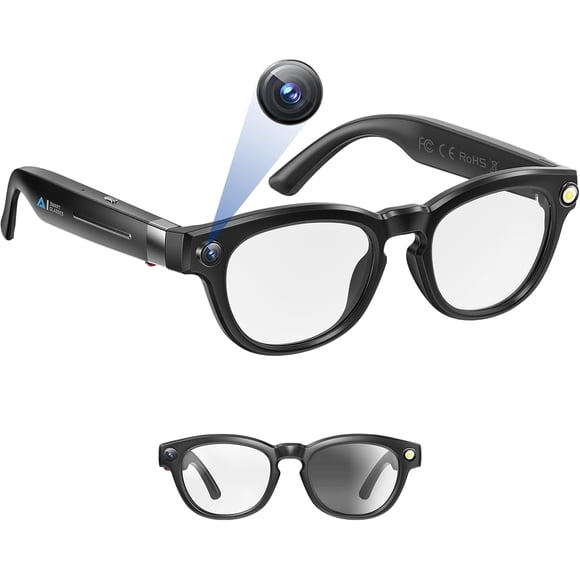 Gafas inteligentes NILUTO con IA mejorada con cámara 8MP HD1080P