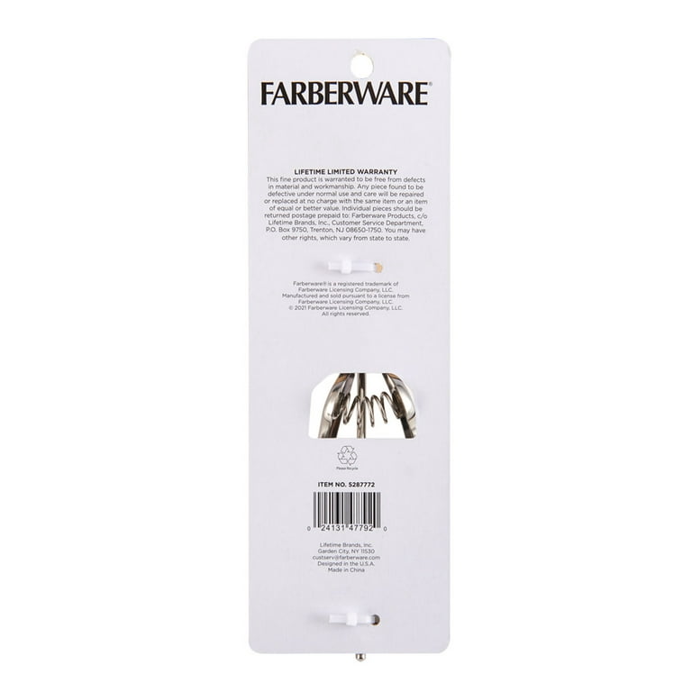 Farberware Stainless Steel Easy Release All Purpose Scoop, Silver