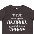 thumbnail image 4 of Inktastic My Dad is a Firefighter and a Hero Boys or Girls Toddler T-Shirt, 4 of 5