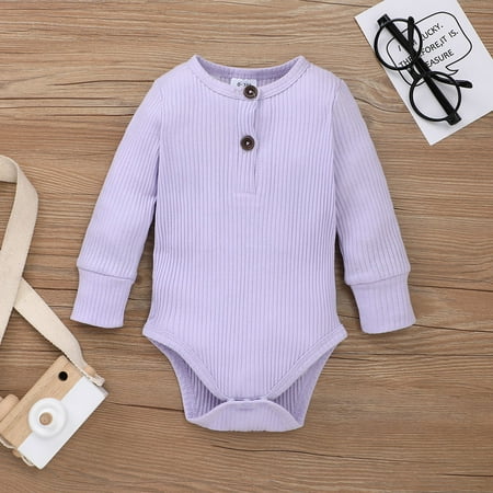 

Patpat Baby Solid Front Button Bodysuit