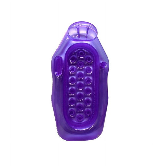 Swim Central Inflatable Purple Riviera Wet or Dry Swimming Pool Sun Lounge, 76-Inch