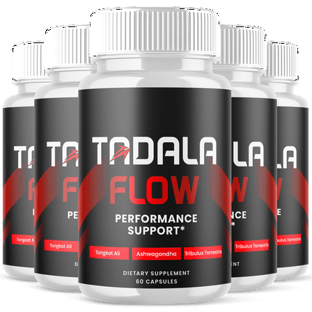 Tadala Flow Advanced Formula Pills All Natural Vitamin Supplement TadalaFlow 300 Capsules