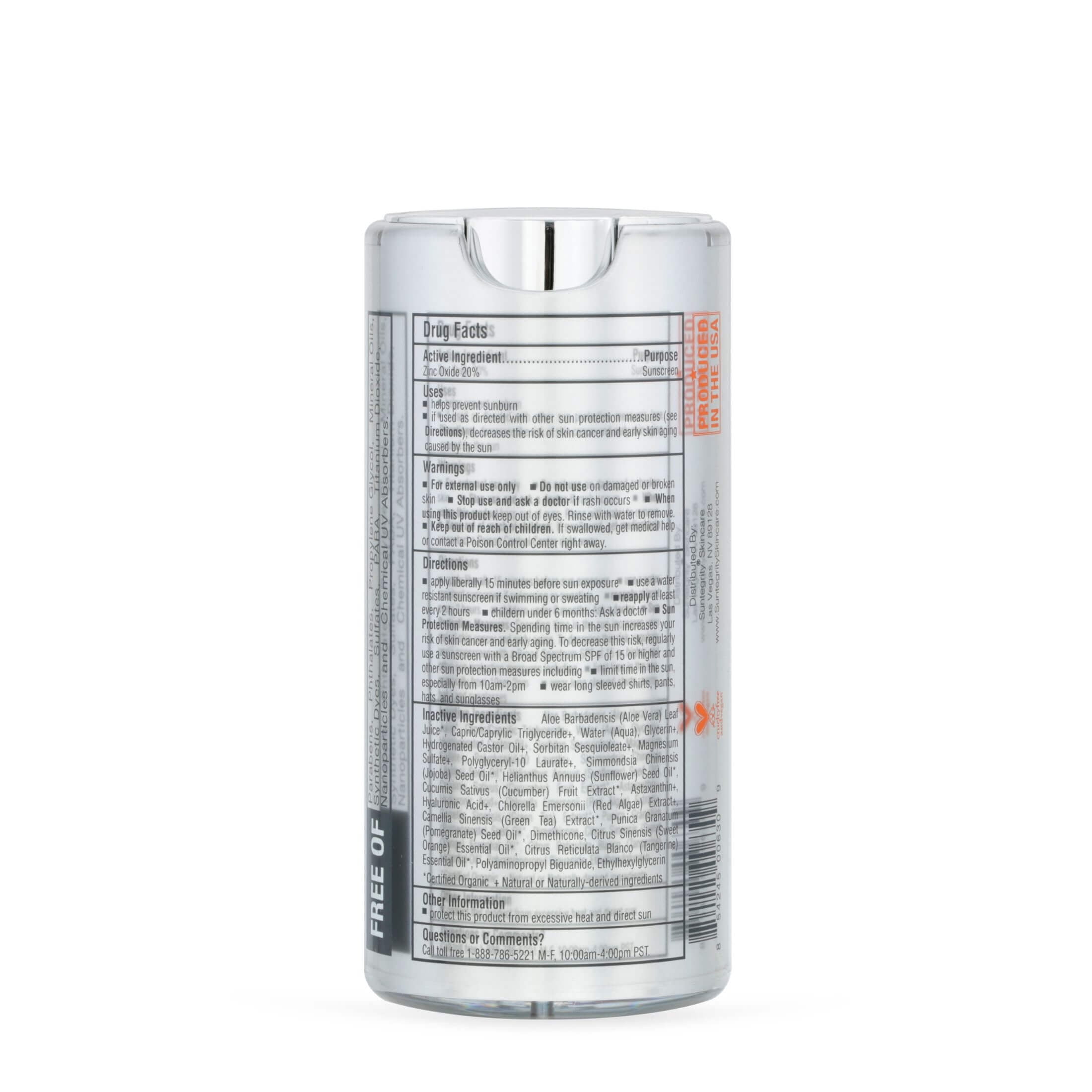 Suntegrity Moisturizing Mineral Face Sunscreen & Primer, Broad Spectrum SPF 30