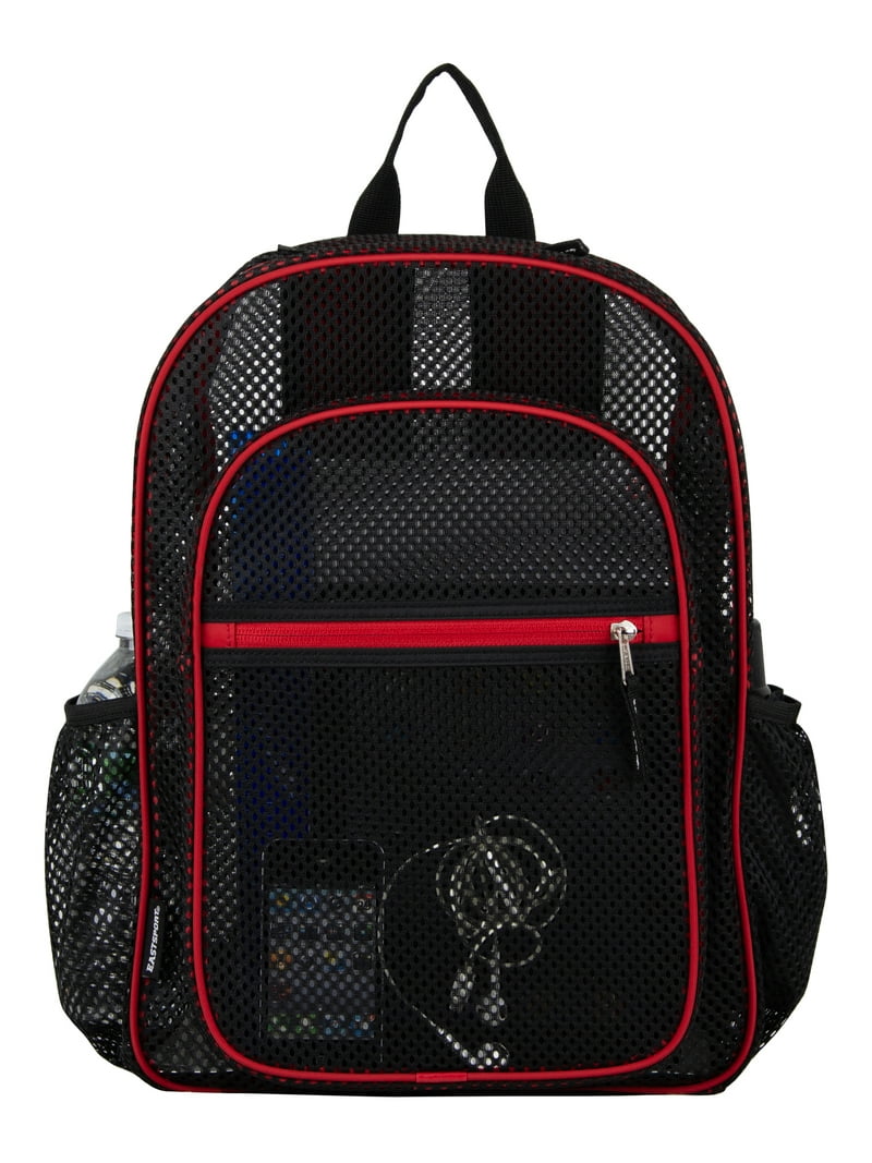 Eastsport Spark Mesh Backpack, Black/Red - Walmart.com