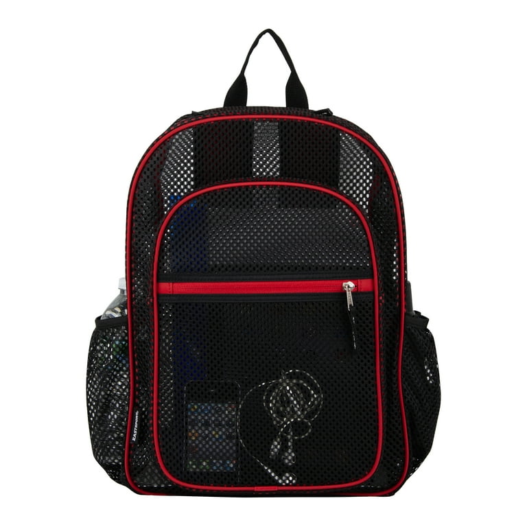 Eastsport Spark Mesh Backpack, Black/Red - Walmart.com Eastsport Spark Mesh Backpack, Black/Red - Walmart.com