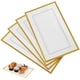 thumbnail image 1 of Platos desechables para servir, bandejas para Buffet, bandejas para servir fiestas, platos rectangulares para cena, 10 Uds., 1 of 7