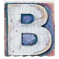 thumbnail image 3 of Ambesonne Letter B Shower Curtain, Printing Old B, 69"Wx84"L, Multicolor, 3 of 3