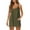 Olive Green, variant on WREESH Womens Tank Nightgowns Fashion V-Neck Chemise Racerback Sleeveless Sleep Dress Solid Pullover Dress with Pockets Olive Green