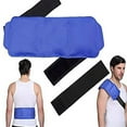 thumbnail image 1 of Bolsa De Hielo, Cómoda Envoltura Elástica Ajustable Para Frío Y Calor, Alivio Del Dolor, Envoltura De Hielo De Gel Flexible Con Hebilla De Nailon Para Hombro Para Mujeres, 1 of 8