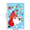 thumbnail image 3 of Christmas Theme Window Sticker Elk Snowflake Santa Claus Window Decorations Clings Decal Stickers Portable No Adhesive Stickers (A7), 3 of 3