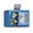 B style blue, variant on Mini Safe Key Password,Double Insurance Anti-theft Home Safe Deposit Box Fire Safe for Office ,Security and Anti-Theft