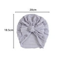 thumbnail image 2 of Coduop Newborn Baby Boys Girls Cotton Beanies with Bow Knot Infant Caps Soft Cute Headwrap, 2 of 3