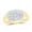 Yellow, variant on 10K Yellow Gold Round Diamond Fluted Cluster Ring 0.8cttw