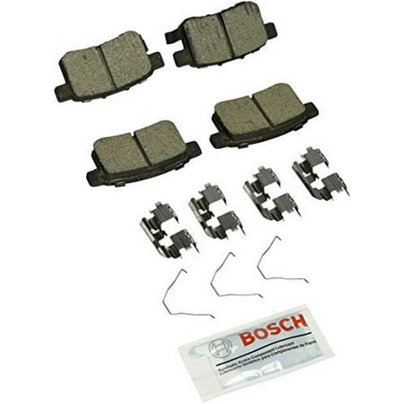 Bosch BC1451 QuietCast Premium Ceramic Disc Brake Pad Set For: Acura TSX; Honda Accord, Rear