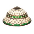 thumbnail image 1 of Vidriera Roman Shade Meyda Tiffany de 16 cm de ancho, color beige, 1 of 3