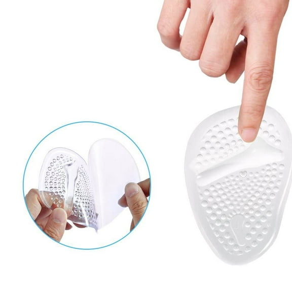 Ball of Foot Cushions, forefoot pad,2 Pairs Anti-slip Shoe Pads Inserts Gel Forefoot Insoles for Women Ball of Foot Cushions