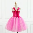 thumbnail image 5 of HBFAGFB Robes pour Filles Été Tricoté Creux Mode Robe Jupe en Maille Extérieur Rose Taille 9Y, 5 of 5