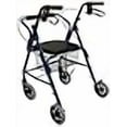 thumbnail image 3 of Karman Healthcare R-4100N-BL Rouleau Junior en Aluminium avec Siège Bas, Bleu, Roulettes de 6 Pouces, 3 of 4
